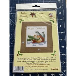 Bothy Threads APRES' SKI Happy Christmas Cross Stitch Kit Made In UK